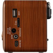 Bluetooth-колонка с радио Beatnik, коричневая арт. 16539.59