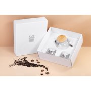 Набор подарочный "Чайные традиции" чайник, 2 кружки прозрачный