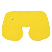 Подушка  надувная дорожная WAY  в футляре; желтый; 43,5х27,5 см; твил Жёлтый арт. 18605/03