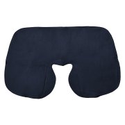 Подушка  надувная дорожная WAY в футляре; синий; 43,5х27,5 см; твил Синий арт. 18605/26