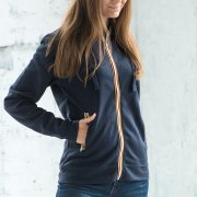 Толстовка худи на молнии с начесом LAS VEGAS LADY 280 Черный арт. 399934N.35