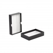 Подарочная коробка без ложемента (крышка-дно, 10 х h 3,5 х 16 см) черный