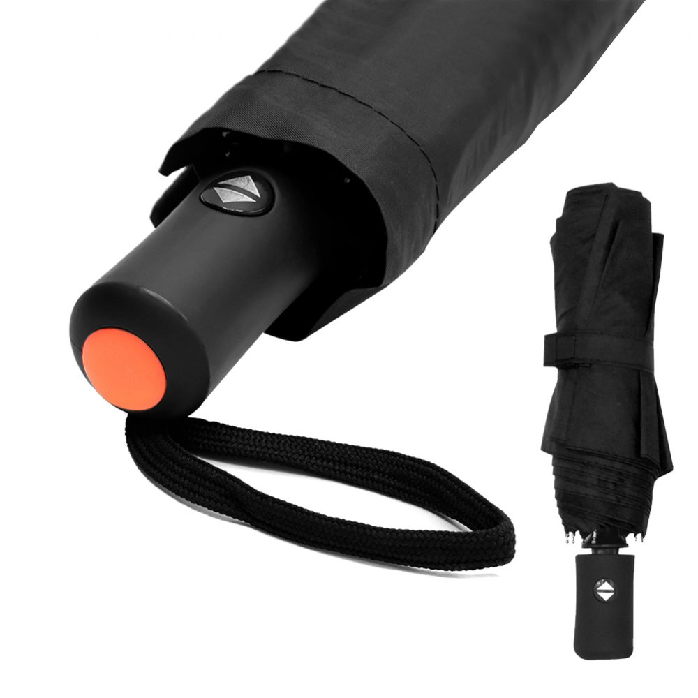 Автоматический противоштормовой зонт Vortex To Go, чёрный/оранжевый арт. 8004.02.07 Автоматический противоштормовой зонт Vortex To Go, чёрный/оранжевый арт. 8004.02.07