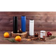 Набор подарочный "Pleasure": термос "Финикс", специи синий