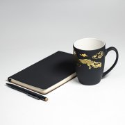 Набор подарочный ARISTOCRATIC: ежедневник, ручка, кружка; черный/золото Черный арт. 39535/35/49