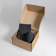 Набор подарочный ARISTOCRATIC: ежедневник, ручка, кружка; черный/серебро Черный арт. 39535/35/47