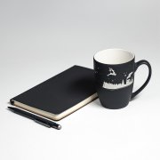 Набор подарочный ARISTOCRATIC: ежедневник, ручка, кружка; черный/серебро Черный арт. 39535/35/47