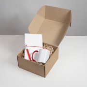 Набор подарочный WHITE VEIL: блокнот, ручка, кружка; белый/красный Белый арт. 39532/01/08