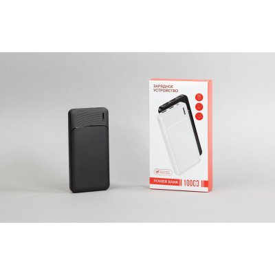 Зарядное устройство "Ten" 10000 mAh черный
