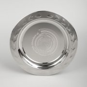 Тарелка наградная «Круг почета», серебристая арт. 20131.10