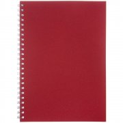 Блокнот Salvador в клетку, красный арт. 26068.50