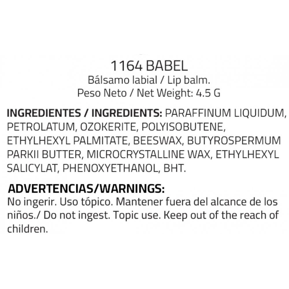 Бальзам для губ BABEL, красный арт. SB1164S160 Бальзам для губ BABEL, красный арт. SB1164S160