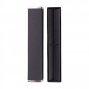 Коробка для ручки Cradle, чёрная с серебром арт. 1070.02.09