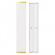 Коробка для ручки Cradle, белая с золотом