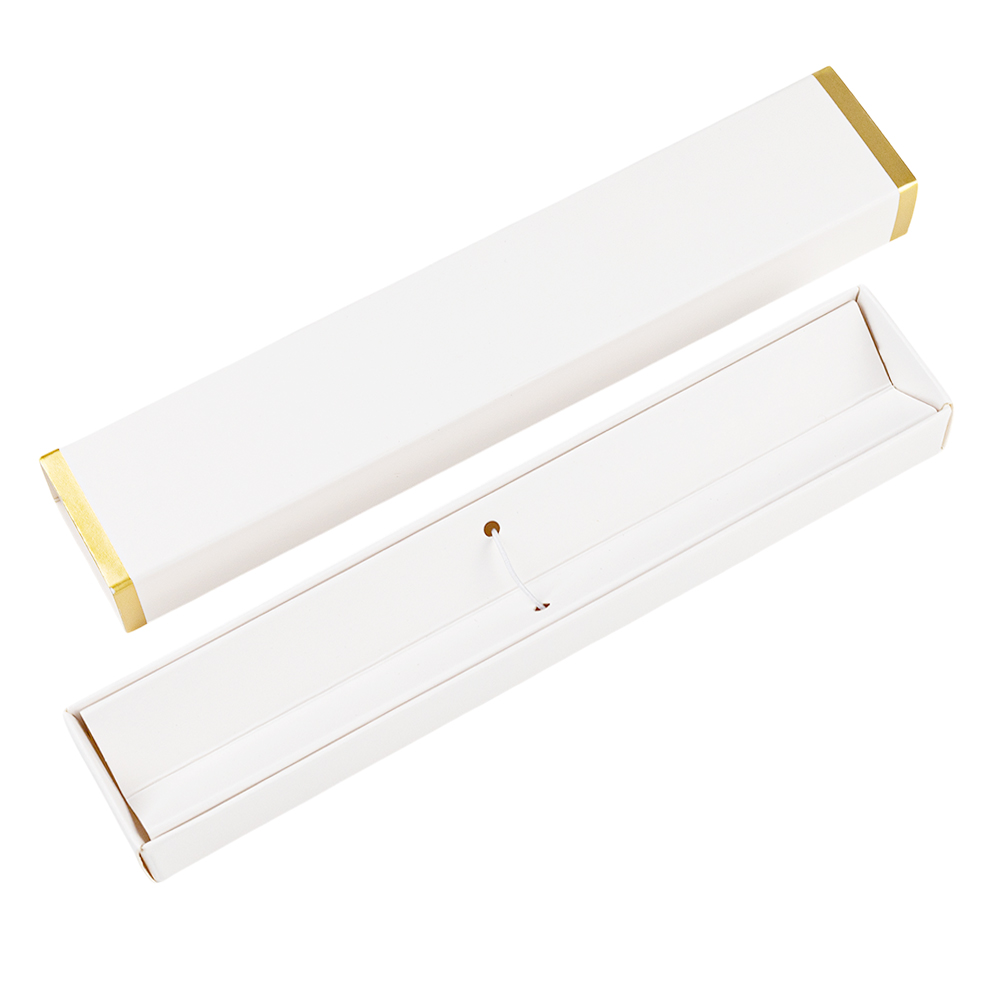 Коробка для ручки Cradle, белая с золотом арт. 1070.01.14 Коробка для ручки Cradle, белая с золотом арт. 1070.01.14