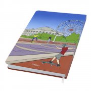 Записная книжка A5 Dziuna Театр в клетку 15,5 x 21 см арт. Dz07