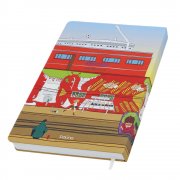 Записная книжка A5 Dziuna Октябрьская в клетку 15 x 21 см арт. Dz03