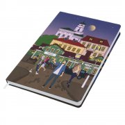 Записная книжка A5 Dziuna Зыбицкая в линейку 15,5 x 21 см арт. Dz01