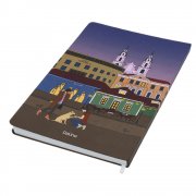 Записная книжка A5 Dziuna Зыбицкая в линейку 15,5 x 21 см арт. Dz01