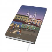 Записная книжка A6 Dziuna Зыбицкая в клетку 10,5 x 16 см арт. Dz011