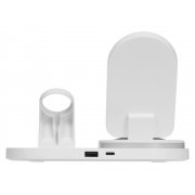 Складная зарядная станция с беспроводной зарядкой «Flashport», 15 Вт