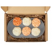 Набор свечей на подставке «Пионы»