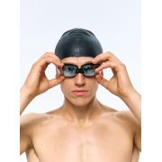 Очки для плавания зеркальные Underwater, черные