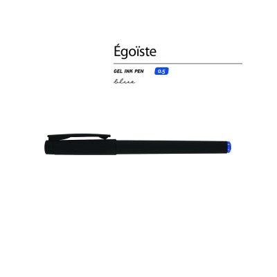 Ручка пластиковая гелевая «Egoiste Black»