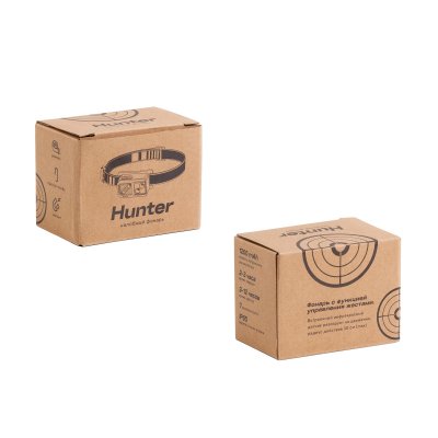 Налобный фонарь "Hunter" серый