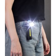 Фонарик "Fix" черный с серым