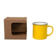 Коробка для кружек 25903 с подиумом размер 11,8х9,0х10,8 см, микрогофрокартон Коричневый