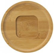 Кофейная пара с бамбуковым блюдцем «Mandy»