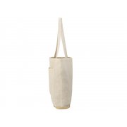 Складная сумка Jute из хлопка и джута с карманом