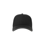 Бейсболка REFLECT-S со светоотражающими деталями, 5 клиньев, металлическая застежка Черный