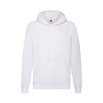 Толстовка без начеса LIGHTWEIGHT HOODED SWEAT 240 Белый