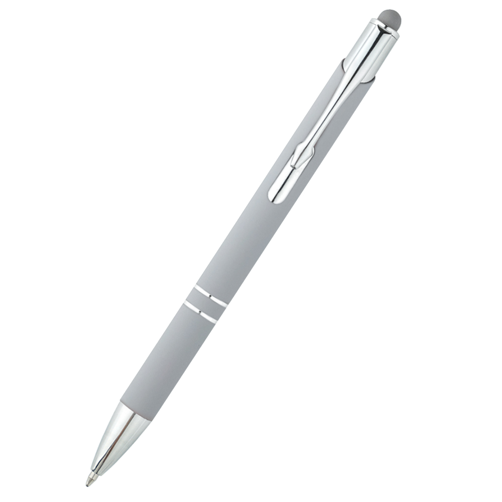 Ручка металлическая Ingrid софт-тач, серая арт. 1039.10 Ручка металлическая Ingrid софт-тач, серая арт. 1039.10