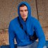 Толстовка без начеса LIGHTWEIGHT HOODED SWEAT 240 Синий