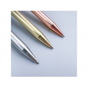 Ручка металлическая шариковая "Bergamo", розовое золото