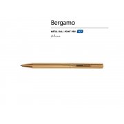 Ручка металлическая шариковая "Bergamo", золотистый