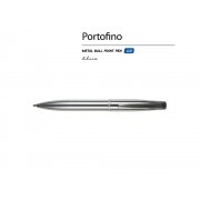 Ручка металлическая шариковая "Portofino", серебристый
