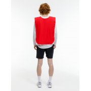 Манишка Member, красная с белым, единый размер