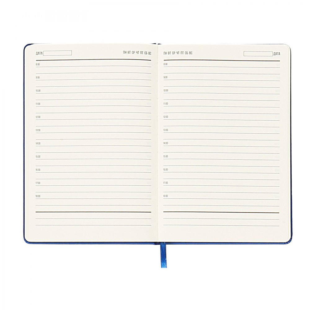 Ежедневник A5 недатированный Dear в твёрдом переплёте, тёмно-синий арт. 51021.15 Ежедневник A5 недатированный Dear в твёрдом переплёте, тёмно-синий арт. 51021.15