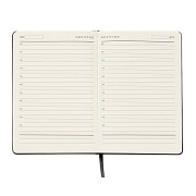 Ежедневник A5 недатированный Dear в твёрдом переплёте, чёрный арт. 51021.02