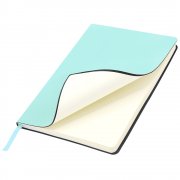 Ежедневник A5 недатированный Simflex в мягком переплёте, бирюзовый арт. 51020.17
