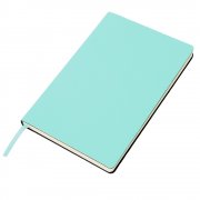 Ежедневник A5 недатированный Simflex в мягком переплёте, бирюзовый арт. 51020.17