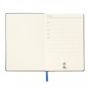 Ежедневник A5 недатированный Simflex в мягком переплёте, синий арт. 51020.03