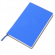 Ежедневник A5 недатированный Simflex в мягком переплёте, синий арт. 51020.03