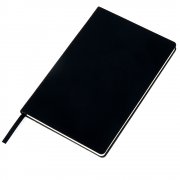 Ежедневник A5 недатированный Simflex в мягком переплёте, чёрный арт. 51020.02