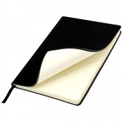 Ежедневник A5 недатированный Simflex в мягком переплёте, чёрный арт. 51020.02