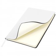 Ежедневник A5 недатированный Simflex в мягком переплёте, белый арт. 51020.01